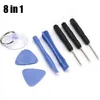 IPhone Reparing Tools 8 in 1 Reparatie PRY KIT Openingstools Pentalobe voor iPhone 7 Plus Torx Slotted Schroevendraaier voor Samsung Moblie Telefoon