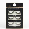 3D False Eyelashes Natural Long Crisscross tjock röriga mjuka falska fransar Skönhet Makeup Stage Stereo Fashion Lashes Big Eye Make Up Tool