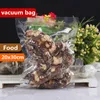 20x25cm A Grade Vacuum Transparent Cooked Food Saver Storing Packaging Bags Meat Snacks Hermetic Storage Heat Sealing Plastic Package Pouch