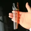 Fabrication de pipes à fumer en verre Narguilé soufflé à la main Bongs Nouveau tuyau pointu coloré