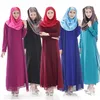 Abiti Abito musulmano per donna Abito lungo a maniche lunghe Abbigliamento etnico taglie forti Abaya Abiti domenicali Abiti lunghi in chiffon di vendita calda