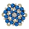 Multi-Pearl and Rhinestone Crystal Diamante Ronde Bloemen Bruiloft Broche Prom Party Wedding Pins