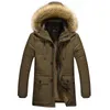 Wholesale- 2016 men's clothing long cotton jacke tautumn&winter warm velvet lining material Dad Coats&Jackets thickening male wadded jacket