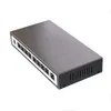 Livraison gratuite Black BV Tech Aluminium 8 ports Gigabit PoE Switch DC 48-57V 130W 802.3af 100Mbps-SW800G 1536 octets