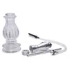 The new acrylic smoke pipe with leather tube export pipe tobacco appliance GT-051