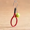 Mini tênis raquete chave titular criativo personalidade publicidade campanha publicidade pequeno presentes kr158 chaveiros ordem de mistura 20 peças muito