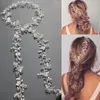 Pérolas de cabelo de casamento videira cristal acessórios nupciais diamante headpiece 1 peça