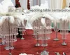 décoration de table de mariage, vente en gros lustre de table en cristal
