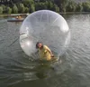 Free Shipping 0.8mm TPU 2.0m Dia Inflatable Water Walking Ball Water balloon Zorb Ball Walking On Water Ball