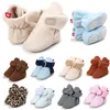 2017 New Infant Winter Boots 0-18m Baby Cotton-imbottito Scarpe antiscivolo Soft Sole Winter Infant Toddler Scarpe da passeggio PREWALKERS 12 Colori Z11