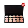 Wholesale-15 Colors Professional Concealer Palette Women Ladies Makeup Contour Palette Comestic Facial Face Cream Care Base Palette