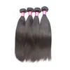 10 stks/partij Peruaanse Virgin Steil Haar Weeft 1B Natuurlijke Zwarte Braziliaanse Remy Human Hair Extensions Soft Indian Steil haar inslag