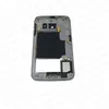 Custodia con cornice centrale in metallo OEM da 50 pezzi per Samsung Galaxy S6 Edge G925F G925A G925P Custodia per scheda singola con pulsante laterale in vetro per fotocamera