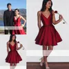 red mini homecoming dress