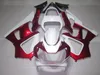 Injektionsgjutning Hot Sale Fairing Kit för Honda CBR900RR 00 01 Vin Röda Vit Fairings Set CBR929RR 2000 2001 OT09