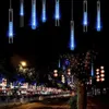 أرخص 160 × الستار LED ICICLE سلسلة الضوء 8PCSSEST 3050 سم ميسور أنابيب المطر LED عيد الميلاد ضوء الحديقة الشجرة هالوين 4193658