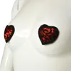 Frete grátis Love Bud seda adulto jogos sexy mamilo sutiã mamilo colar Bra Borlas mama Tassel Heart Stick silicone 0701