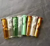 Suction glass bongs accessories , Glass Smoking Pipes colorful mini multi-colors Hand Pipes Best Spoon glass Pipes