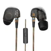 KZ ATE Copper Driver HiFi Sport Earplugs Headphones In Ear Earphone Running Heavy Bass Music Microphone Fast Shipping