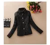 Wholesale- Women Jacket Winter Autumn Coat Brand Design Fashion Cotton Slim British Style Plaid Quilting Padded Parkas1