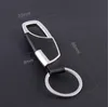 50pcs Personalised Luxury Manual metal inlay Keychain Car Key Chain Key Ring leather key chain creative birthday gift