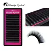 Hurtownie 4 zestawy Fałszywe rzęsy Eyelashes Rozszerzenie Cały rozmiar B C D J Curl 8-14mm Długość 0,05-0.25mm Grubość