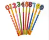 Set di cancelleria per matite da disegno per studenti con matita in legno digitale Kawaii Regalo per bambini G879