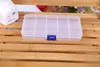 1739823cm 15 Compartment Plastica Clear Storage Box scatola per orecchini di gioielli Contenitore giocattoli ELH0391830827