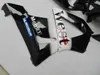 Injektion Bodywork Fairing Kit för Honda CBR900RR 00 01 West Sticker Black Fairings Set CBR929RR 2000 2001 OT35