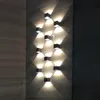 Moderne Waterdichte Cube Verstelbare 12W COB Outdoor LED Wandlamp IP65 Aluminium Muurlichten Tuin veranda Klein decoratie licht