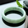 precio de venta sugerido de $ 50 Ventas calientes 100% Nueva pulsera de jade natural 12 mm-15 mm el diámetro de 52 mm-65 mm Envío gratis