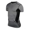 Wholesale- Men's Compression Tight Shirts Base Layer Fitness Workout Tops S-XXL