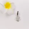 Andy Jewel 925 Silber Perlen Deutschland Herz Flagge Anhänger Charm passend für europäische Pandora-Schmuckarmbänder Halskette zur Schmuckherstellung 791545ENMX