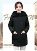 Ny Vinter Tjock Down Jackor Vit Duck Feather Lamb Wool Imitation Kvinnors Down Coat OuterWear Parkas Overcoa