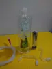 A-01 Altura Bongglass Klein Recycler Oil Rigs Tubulação De Água Cabeça de Chuveiro Perc Bong Tubos de Vidro Hookahs