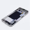 OEM Metal Middle Bezel Frame Fodral för Samsung Galaxy S6 G920F G920A G920P Single Card Version Housing With Camera Glass Side Button