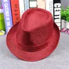 Whosales Wiosna Jesień Mężczyźni Kobiety Fedora Kapelusze Miękkie Outdoor Outdoor Brim Caps Dorosłych Moda Street Jazz Cap Top Hats GH-62