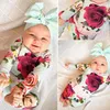 Baby Girls Clothes Newborn Infant Toddler Kids Long Sleeve Top Shirt Dress +Pant 2Pcs Flower Outfit Baby Girls Clothing Sets