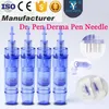 50pcs 로트 1 3 7 9 12 36 42 Nano 3D 5D 바늘 카트리지 박사 용 펜을위한 Dermapen Microneedles 기계 사용을위한 조절 가능한 바늘 길이