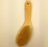 Brosse d'exfoliation pour peau sèche à poils naturels Outil de lutte contre la cellulite pour tout le corps