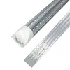 V-Shaped 2ft 3ft 4ft 5ft 6ft 8ft Cooler Door Led Tubes T8 Integrated Led Tubes Double Sides Led Lights 85-265V