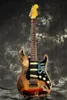 カスタムショップ10S限定版Stevie Ray Vaughan Tribute Number One Srv＃1重レリックエレキギターアルダーボディビンテージイエローネック