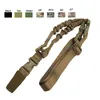 Utomhus Sport Army Jakt Camo Gevär Skytte Paintball Gear Airsoft Strap Gun Lanyard Enkeltpunkt Taktisk Sling SO12-004