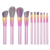 Set di pennelli per trucco Cystal 10pcs Rainbow Soft Hair Foundation Concealer Cosmetic Kabuki Make Up Brush kit Tools