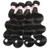 Peruvian Body Wave Hair Weaves Bundles Human Hair Bundle With Lace Closure Peruvian Virgin Hair Body Wave With Closure8894269