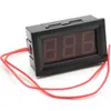 Freeshipping 10pcs/lot 2 wire 0.56" AC 30V-500V Red Digital Voltmeter Volt Panel Meter for 220V 380V +