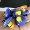 UFO 유리 Minions 탄수화물 캡 OD 28mm 단색 컬러 버블 카바 캡 열 P 쿼 츠 버거 손톱 100pcs 무료 DHL