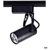 Inomhus spårljus 3W 5W 7W 12W 18W LED-ljus tak ned lampans spotlight modern justerbar