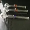 Fabrication de pipes à fumer en verre Bangs de narguilé soufflés à la main Fulcrum coloré Mini marmite à ébullition directe transparente