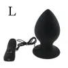 Super Big Size 7 Mode Vibrating Silicone Butt Plug Large Anal Vibrator Enorm Anal Plug Unisex Erotic Toys Sex Products L XL XXL3765151